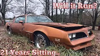 FIELD FIND Pontiac Firebird Rescue! Will it Run After 21+ Years? Pt.1
