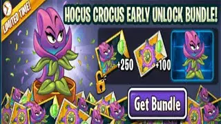 Plants vs. Zombies 2: New Plant Hocus Crocus Early Unlock Bundle!
