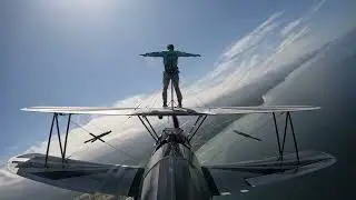 Wing Walking: skydiving on a roller coaster