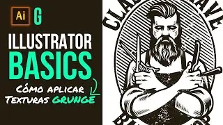 Illustrator Basics | Cómo agregar Texturas Grunge a Logos e Ilustraciones |  Guillot Premium