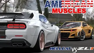 2024 Dodge Challanger HELLCAT VS  Chevrolet CAMARO ZL1
