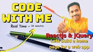 Master Web Development: Build a Home Page with jQuery and React.js in Just One Tutorial!