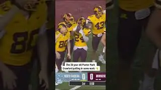 30-year-old Punter Mark Crawford PUT IN WORK! 😤🫡 #collegefootball