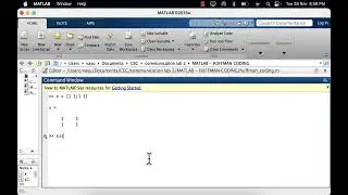 MATLAB - How to  Define Matrix easily