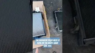 80 Series Landcruiser - Genuine Vs Aftermarket Radiator Differences #youtubeshorts #radiator #swap