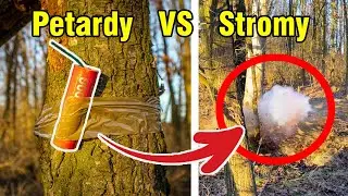 Odpalování Stromů Petardami | MEGA VÝBUCH - DUMBUM 30