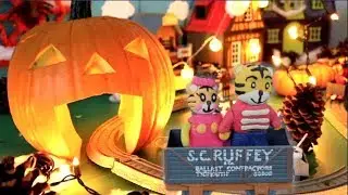 Shimajiro Goes to the Halloween Town! (Halloween Toy Stop Motion)