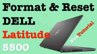 Format Dell Latitude 5500 | How Reset Dell Latitude 5500 | NexTutorial