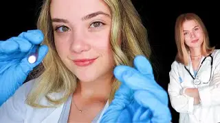 ASMR Doctor CRANIAL NERVE EXAM Roleplay Ft. Lizi ASMR Second Opinion