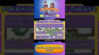 Boost Your Team Instantly! Pokémon Unbound First Item Rare Candies Cheat #shorts#pokemon#rarecandy