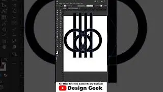 Logo design with shape builder tool in Adobe Illustrator | Illustrator Short Logo technique