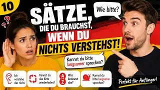 What to Say When You Don't Understand German | A1–A2