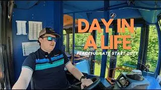 DAY IN A LIFE OF A BUS DRIVER - Peaceful late start duty!