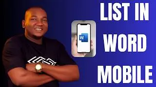 How to List in Microsoft Word Mobile App for Android