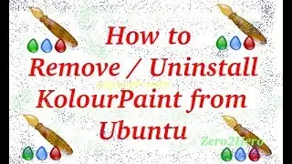 How to Remove / Uninstall KolourPaint from Ubuntu