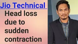 head loss due to sudden contraction