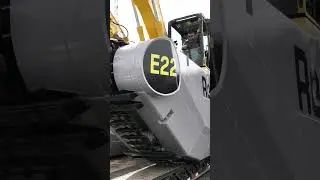 Loading an Amphibious Excavator 