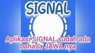 cara setting signal dalam bahasa jawa