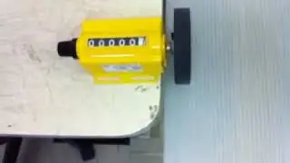 Contador de metros com roda