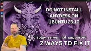 How to install/uninstall ANYDESK on Ubuntu 23.10