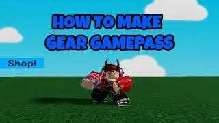How to make GEAR GAMEPASS in Roblox Studio 2021!