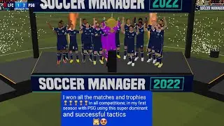 Soccer Manager 2022 best tactics | undefeated and unbeaten attacking tactics | SM22 best tactics