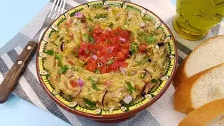 Have you ever made eggplant salad like this? An excellent recipe, perfect as an appetizer.