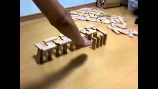 本気で積み木で遊んでみた（第２弾もあるよ）【Rube Goldberg machine】