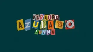 Azulado - Lunna Nova ( Karaoke )