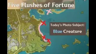 Five Flushes of Fortune Day 2 : Blue Creatures | Genshin Impact