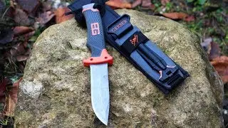 Gerber Bear Grylls. Camping hunting knife for survival. Knife Gerber Bear Grylls