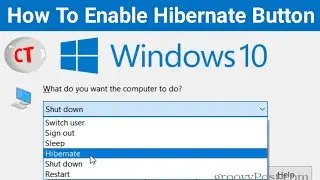 How To Enable The Missing Hibernate Button On Windows 8, 8.1, 10 & 11