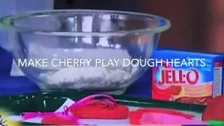 Make Cherry Playdough Hearts