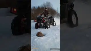 Топчем последний снег....