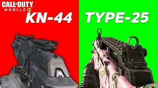 KN-44 VS TYPE 25 COMPARISON - WHICH IS BEST ASSAULT RIFLE? | CALL OF DUTY: MOBILE