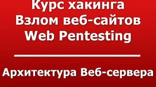 Архитектура Веб-сервера