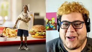 First time watching Travis Scott Official McDonald's Commercial REACTION
