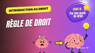Règle de droit (définitions, caractères)