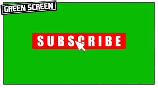 4x NEW YOUTUBE SUB SUBSCRIBE BUTTONS | GREEN SCREEN ANIMATION OVERLAYS | FREE DOWNLOAD [CCM]