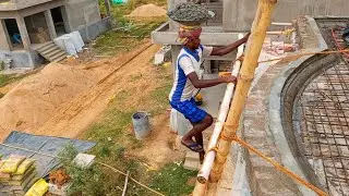How to make roof casting || mondir chhad dhalai