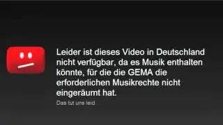 Leider ist dieses Video in Deutschland nicht verfügbar...