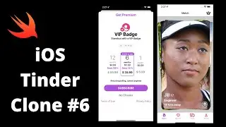 Tinder Clone in Swift with UIKIT and SwiftUI #6: Creating The Swipe Screen