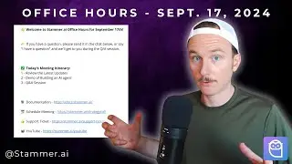 Stammer AI Tutorial & Office Hours (September 17, 2024)