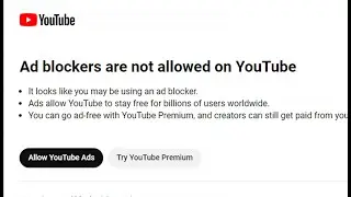 YouTube is Fighting Adblock.