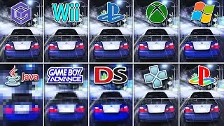 Need for Speed Carbon (2006) PC vs PS2 vs Xbox 360 vs PS3 vs Wii vs GBA vs Java vs DS vs PSP vs GC