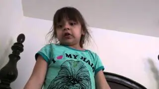 3 year old Bella - I did it on purpose