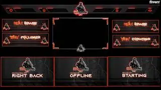 Design custom twitch overlay and mascot logo for your stream - Best Graphics for Streamers service