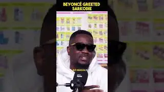Sarkodie was SHOCK that Beyoncé Knew Him 😳🥹. #shorts #sarkodie #beyonce