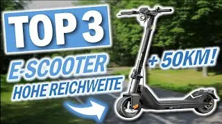 Die besten E-SCOOTER mit HOHER REICHWEITE | Top 3 Akku-Starke E-Scooter Vergleich