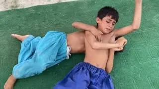 Mason Vs Alexander part 1 | Fightingkidsdvd | kidsdvd | fighting kids | mixed wrestling | kids fight